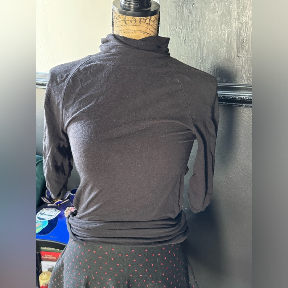 Vintage open back turtle neck